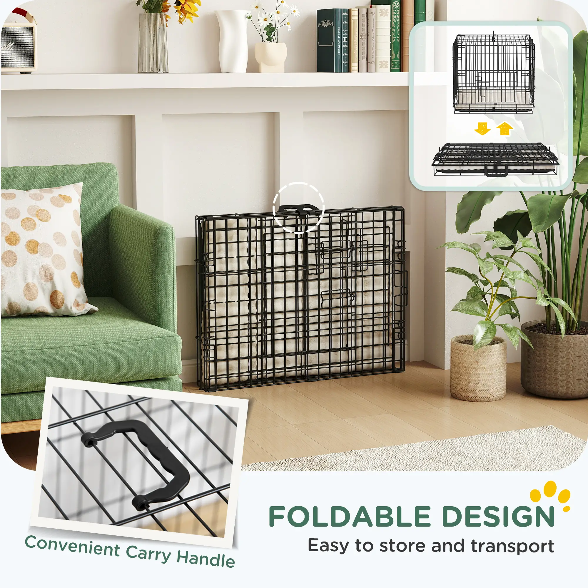 Foldable Dog Crate for Small Dogs - Image 5